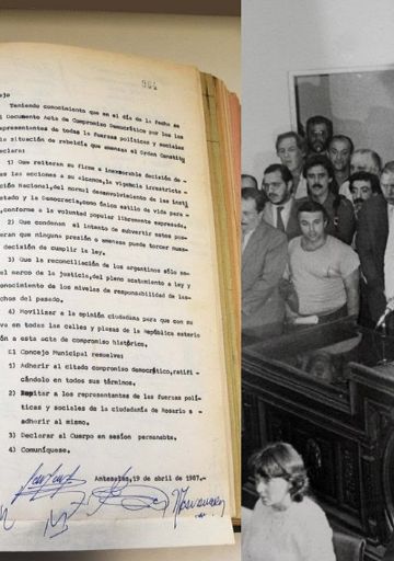 La Semana Santa en que el Palacio Vasallo fue “epicentro de defensa de la democracia” ante los carapintadas