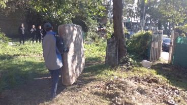 Los agentes realizaron el operativo de desalojo luego de reuniones con vecinos del barrio.