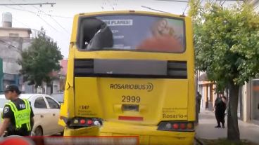 El impacto lo protagonizaron unidades de la línea K y 142.