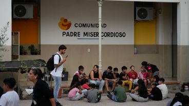 El miércoles pasado hubo un encuentro de los centros para niños en la sede central de Gálvez al 700.