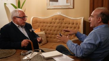 Guelar estuvo esta semana en la ciudad disertando en el tradicional almuerzo de los miércoles del Rotary Club de Rosario.