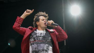 Los Piojos se lucieron este sábado en el Hipódromo de Rosario.