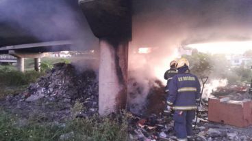 El siniestro fue sobre calle Belgrano.