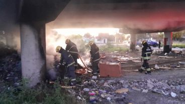 El siniestro fue sobre calle Belgrano.