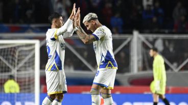 Copetti volvió a convertir ante San Lorenzo y llega con el arco abierto a la fase eliminatoria.