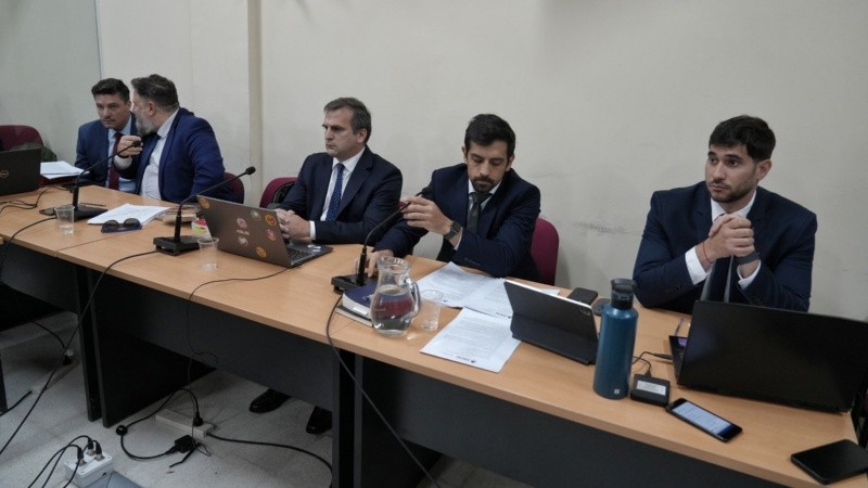 El cuerpo de fiscales federales que imputa a Bailaque en Rosario.