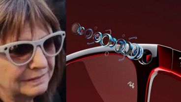 Los lentes que usa la ministra de Seguridad de la Nación.