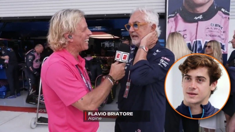 “Él está con el simulador. Por ahora, reserva. Reserva, reserva, reserva”, respondió Briatore ante la consulta.