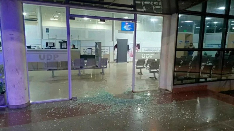 Así quedó el ingreso principal.