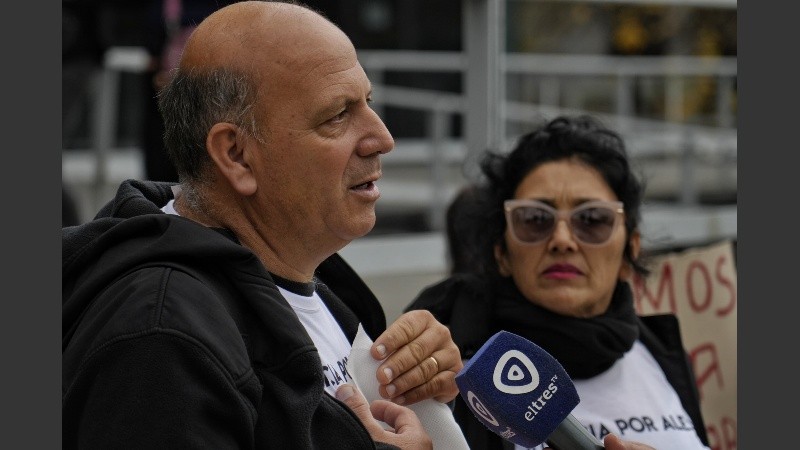 Fabián, el padre del barbero asesinado.