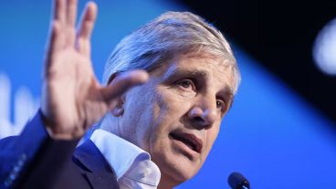El ministro de Economía Luis Caputo.