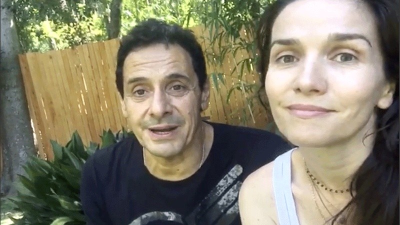 Natalia Oreiro y Ricardo Mollo.