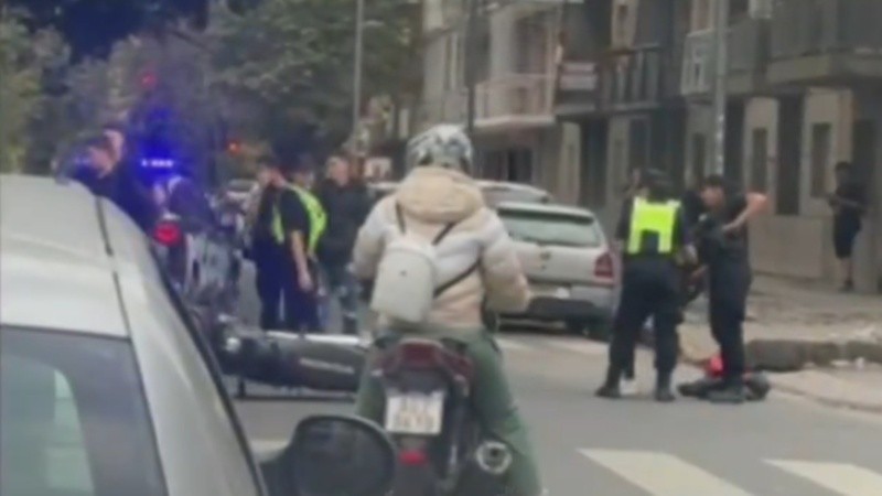 El operativo policial en Vera Mujica y San Lorenzo.