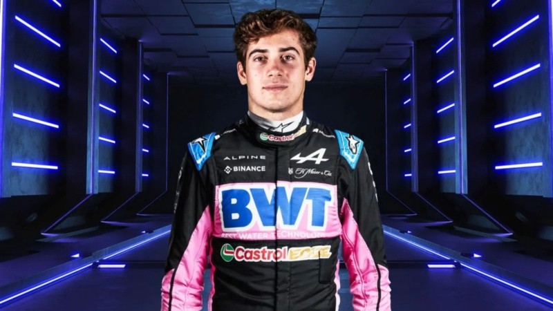 Colapinto se prepara para su debut con Alpine en la Fórmula 1.
