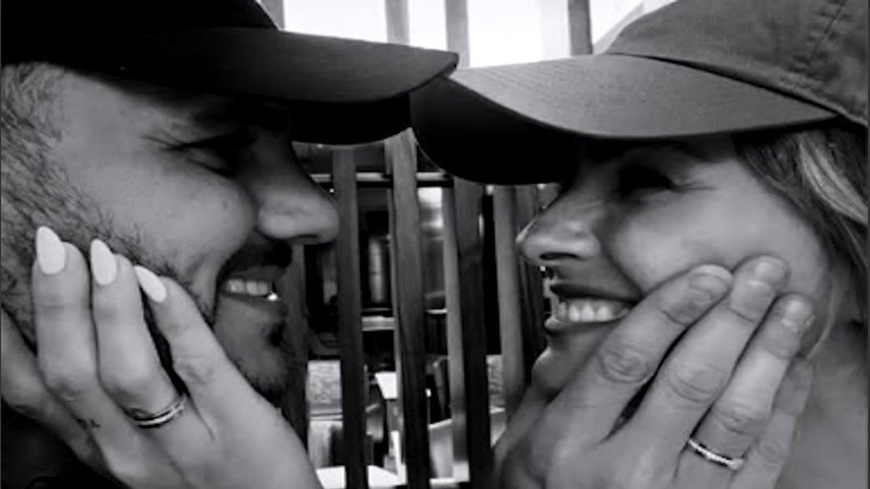 La China e Icardi muestran las alianzas de compromiso en redes sociales.