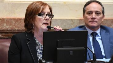La senadora cordobesa Alejandra Vigo.