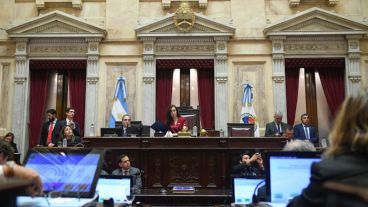 El Senado este miércoles en la sesión por Ficha Limpia.