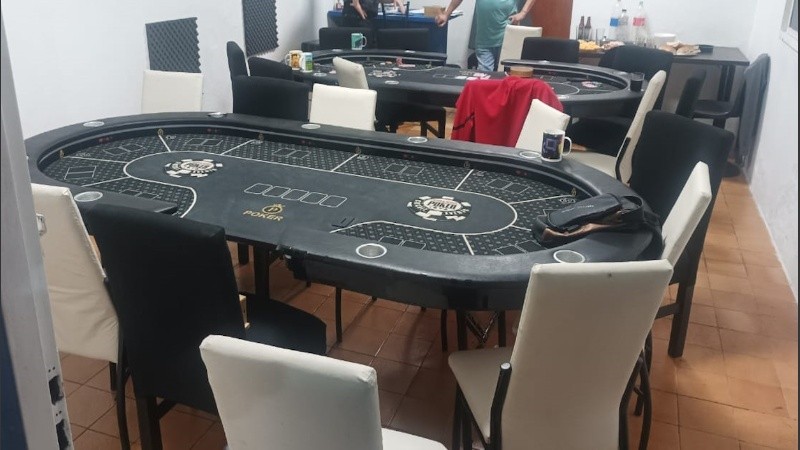 El lugar allanado en zona oeste.