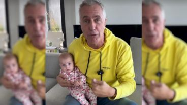 Contó que su relación con la mujer que gestó a la bebé "es muy buena" y que le dijo que está dispuesta a poner el cuerpo si él desea tener un tercer hijo.