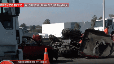 Captura de pantalla de El Tres, único medio en vivo en el lugar.