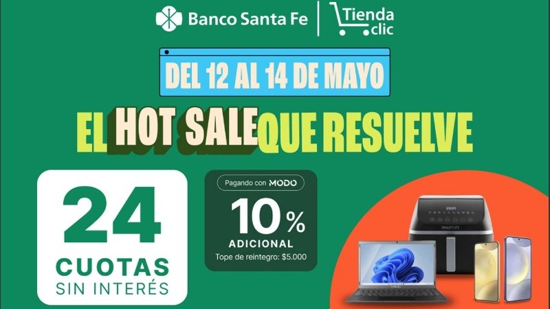 Banco Santa Fe y Tienda Clic renuevan su compromiso de brindar beneficios imperdibles a sus clientes, impulsando el comercio digital con propuestas accesibles, ágiles y seguras.