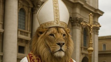 La polémica ilustración de Milei para celebrar al nuevo Papa.