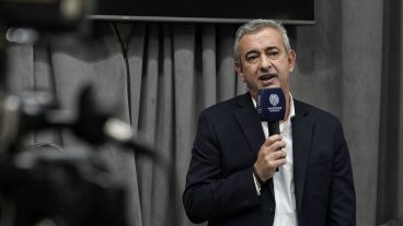 Javkin en la conferencia de este lunes