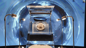 China abrió recientemente el acceso a sus muestras lunares Chang'e-5.