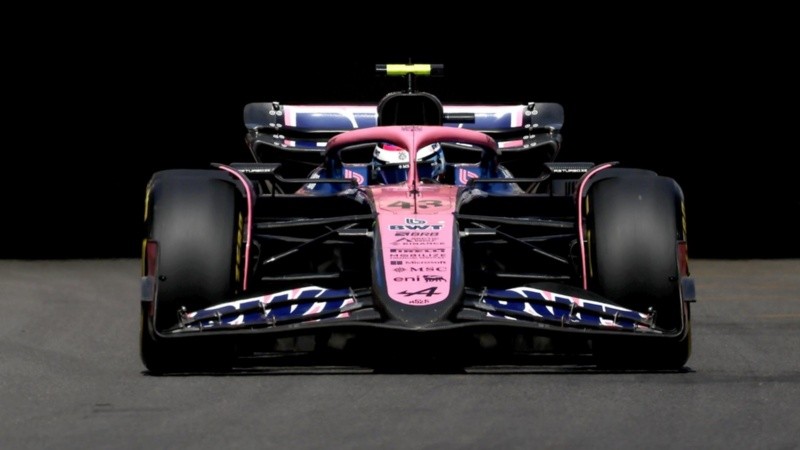 Franco Colapinto en el Gran Premio de Mónaco.