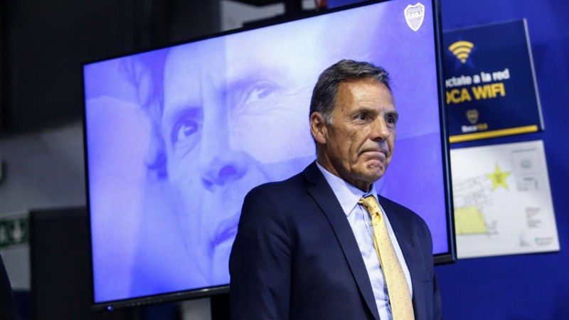 Diciembre de 2019: Russo en su anterior presentación en Boca.