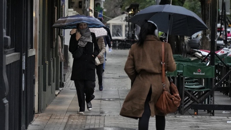 El frío llegó a la ciudad.