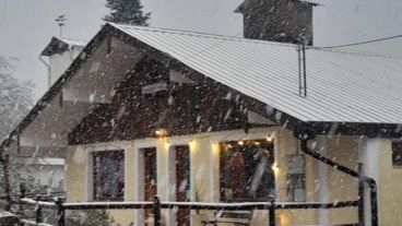 Nieve en las Altas Cumbres cordobesas.