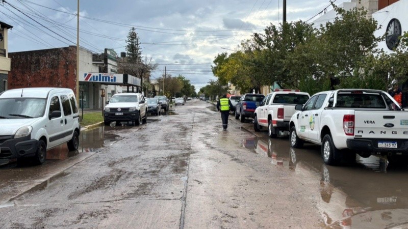 Unas 120 personas debieron ser evacuadas pero el panorama mejoró durante el día.