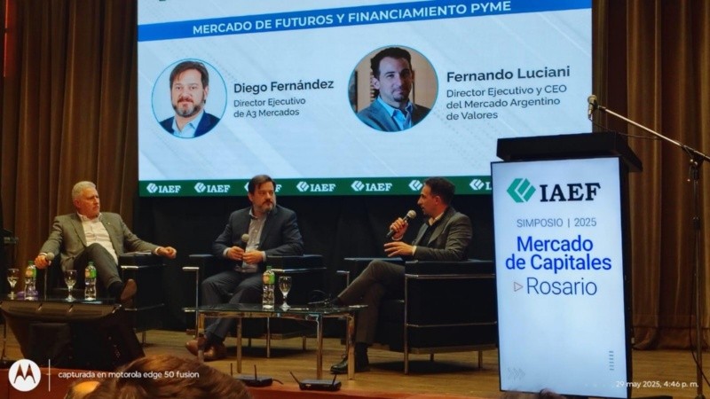 Guillermo Sidoti (Iaef), Diego Fernández (A3) y Fernando Luciani (MAV).