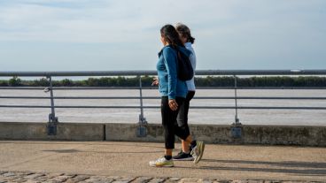 Diferentes condiciones en una misma semana en Rosario.