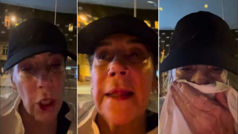 La hija de Mirtha quedó en medio de los disturbios en Francia