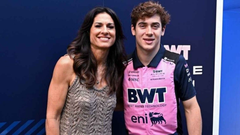 Gaby y Franco este domingo en Barcelona.