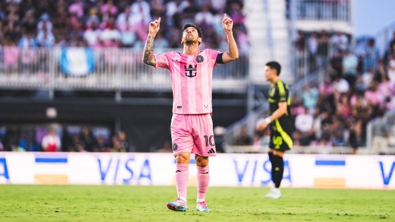 Leo fue otra vez figura en el 5-1 sobre Columbus Crew.