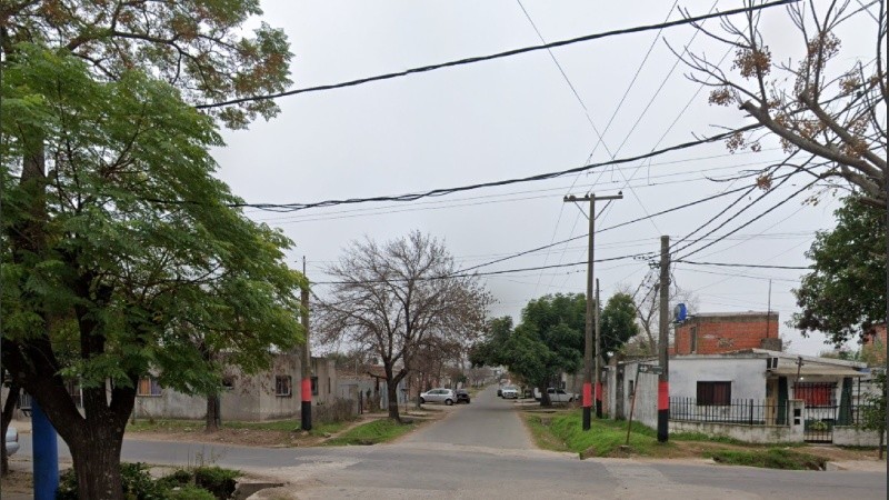 La zona en la que fue agredida la víctima.