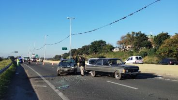El siniestro ocurrió en el acceso sur a la ciudad por Circunvalación.