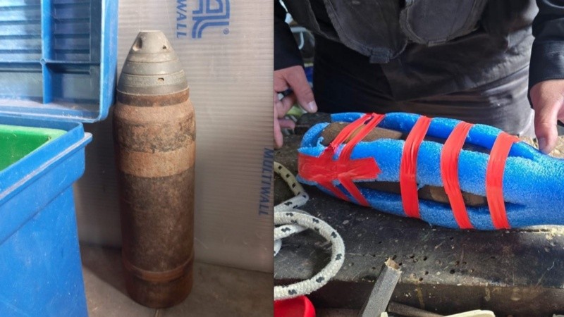 La Brigada de Explosivos intervino con el protocolo de rigor.