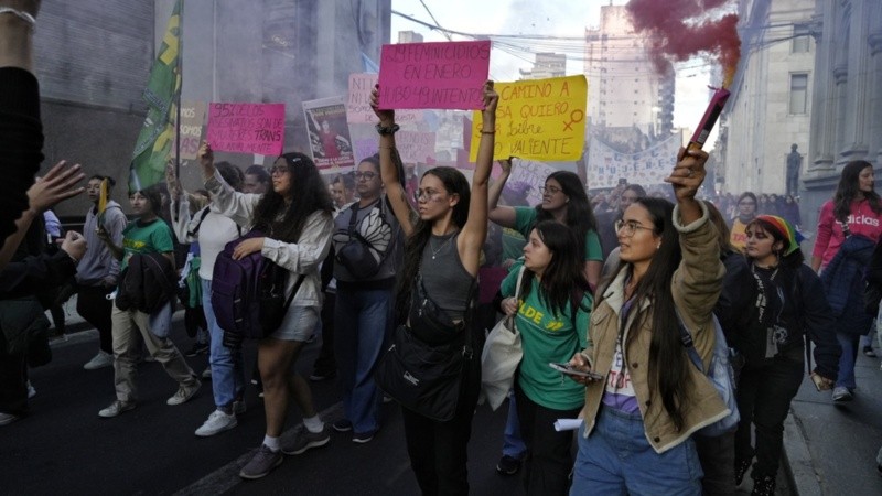 Nueva marcha en Rosario, a 10 años de Ni una menos.