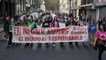 Nueva marcha en Rosario, a 10 años de Ni una menos.