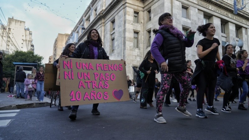 Nueva marcha en Rosario, a 10 años de Ni una menos.