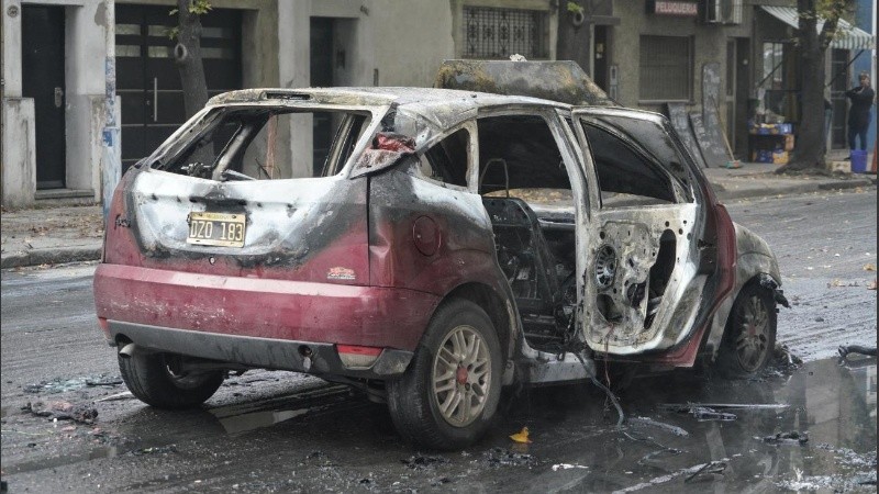 “Estábamos yendo a trabajar. Se me quemó todo”, relató el conductor.