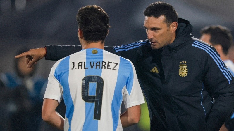 Además, el entrenador albiceleste se refirió al volante ofensivo de River, Franco Mastantuono.