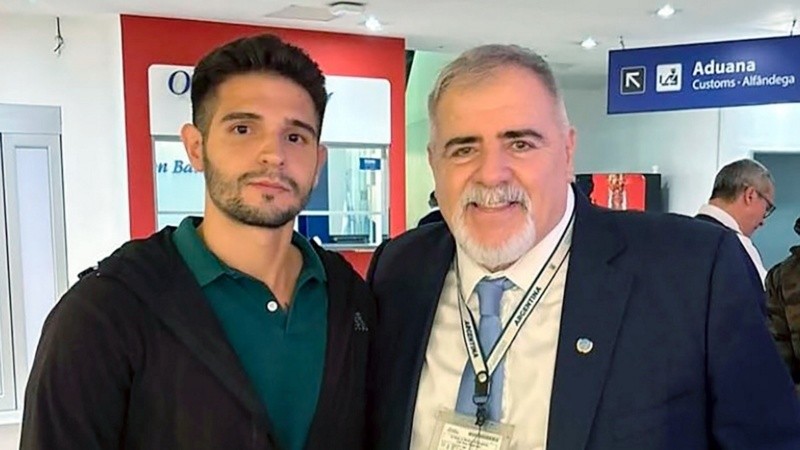 Alejo y el penalista Miguel Ángel Pierri.