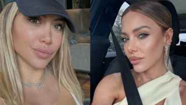 Wanda Nara y Evangelina Anderson.