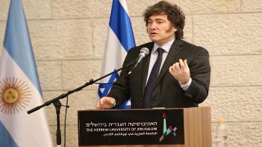 El Presidente Javier Milei brindó un discurso en la Universidad Hebrea de Jerusalén.