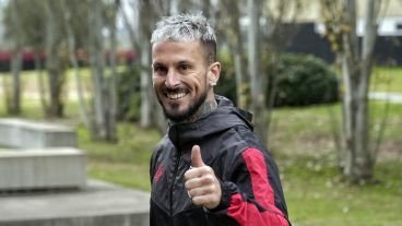 Benedetto fue presentado por el vicepresidente de Newell's.